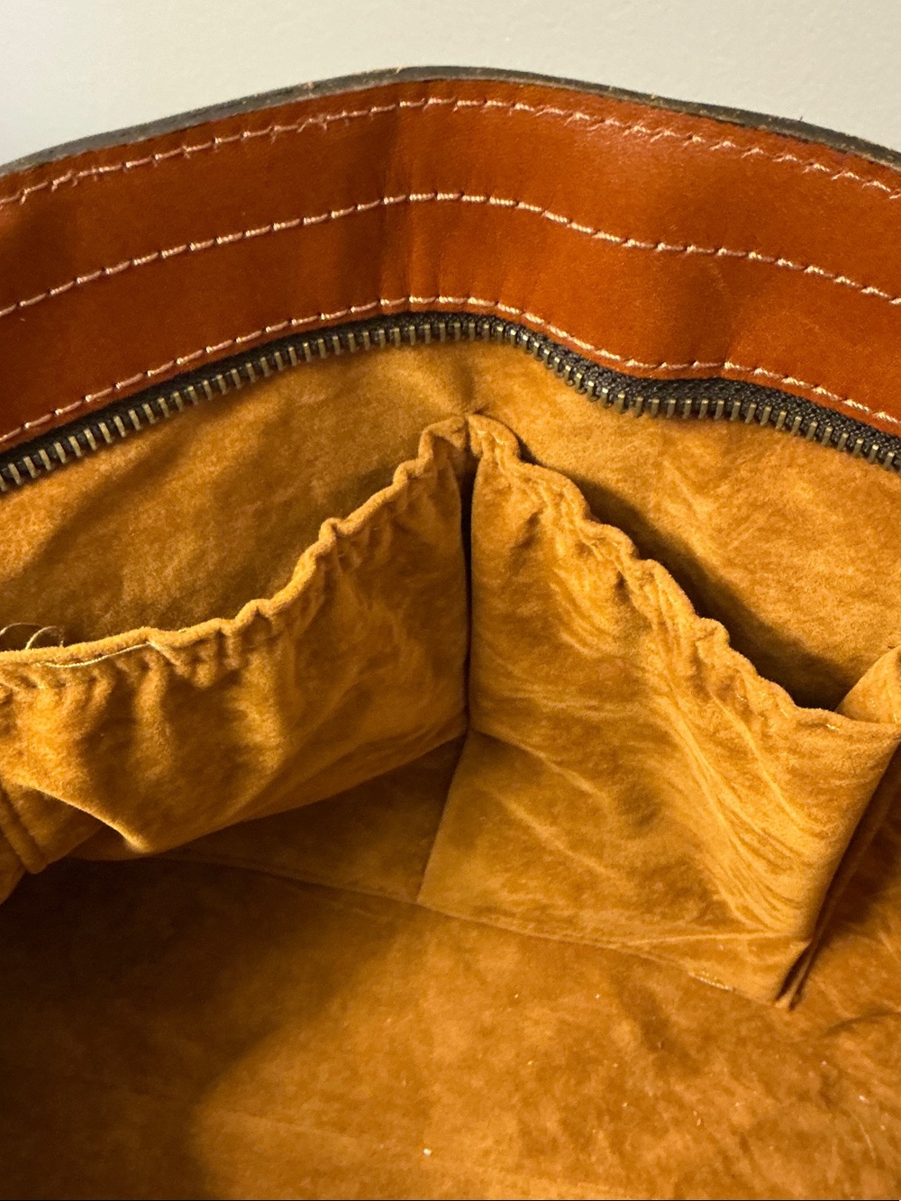 Patricia Nash Cognac Laser-Cut Varsi Tote - Picture 9 of 16